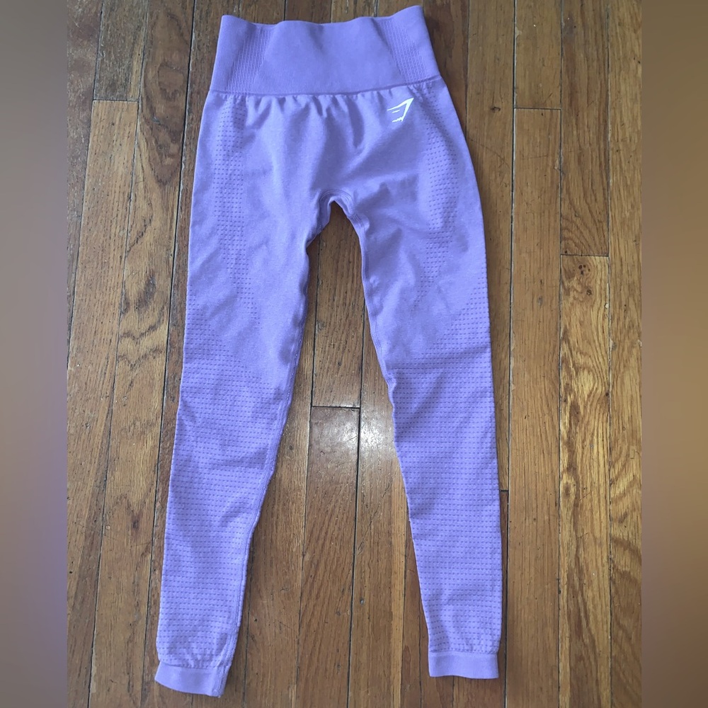Gymshark lavender light purple leggings size xs